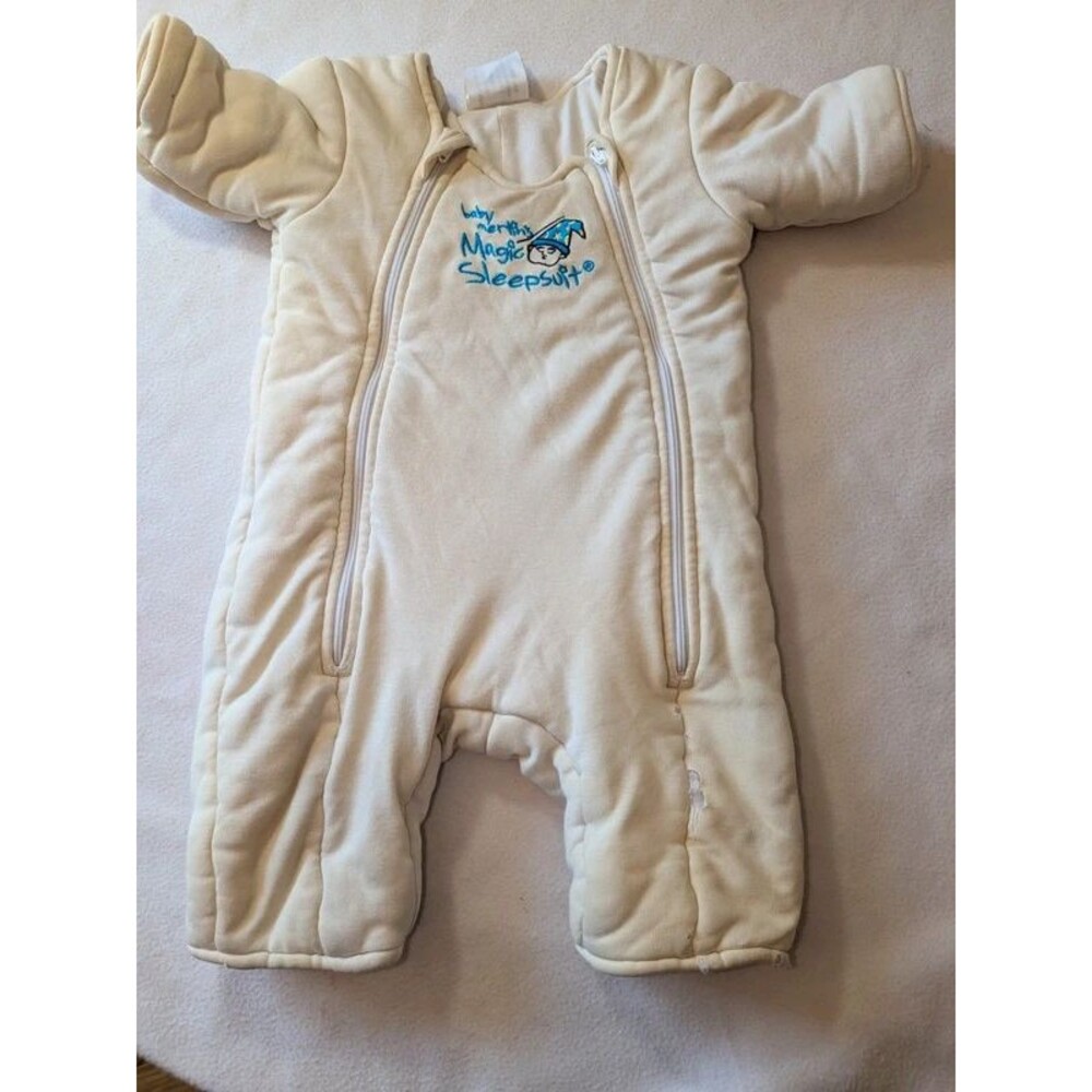 Baby Merlin’s Magic Sleepsuit Large 6-9 Months Cream